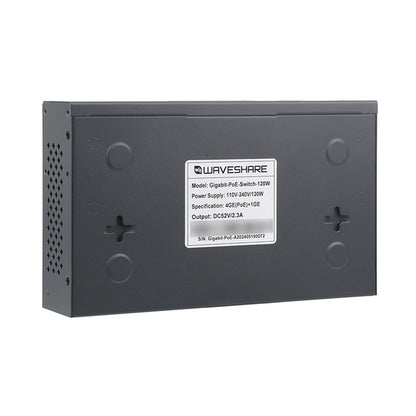 120W Gigabit Ethernet Poe Switch 10/100/1000M Port Adaptive Plug 4 Network Ports