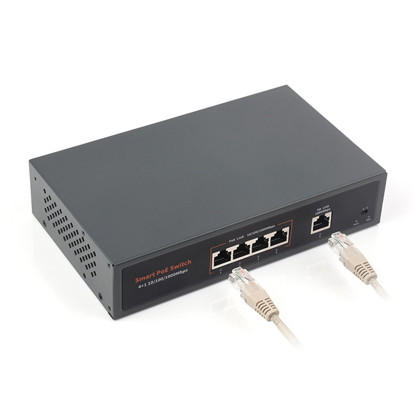 120W Gigabit Ethernet Poe Switch 10/100/1000M Port Adaptive Plug 4 Network Ports
