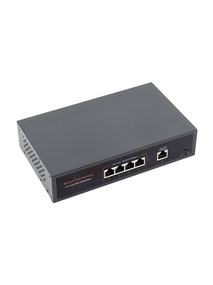 120W Gigabit Ethernet Poe Switch 10/100/1000M Port Adaptive Plug 4 Network Ports