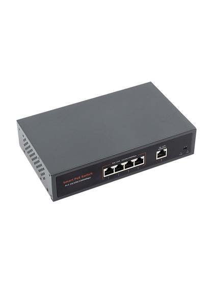120W Gigabit Ethernet Poe Switch 10/100/1000M Port Adaptive Plug 4 Network Ports