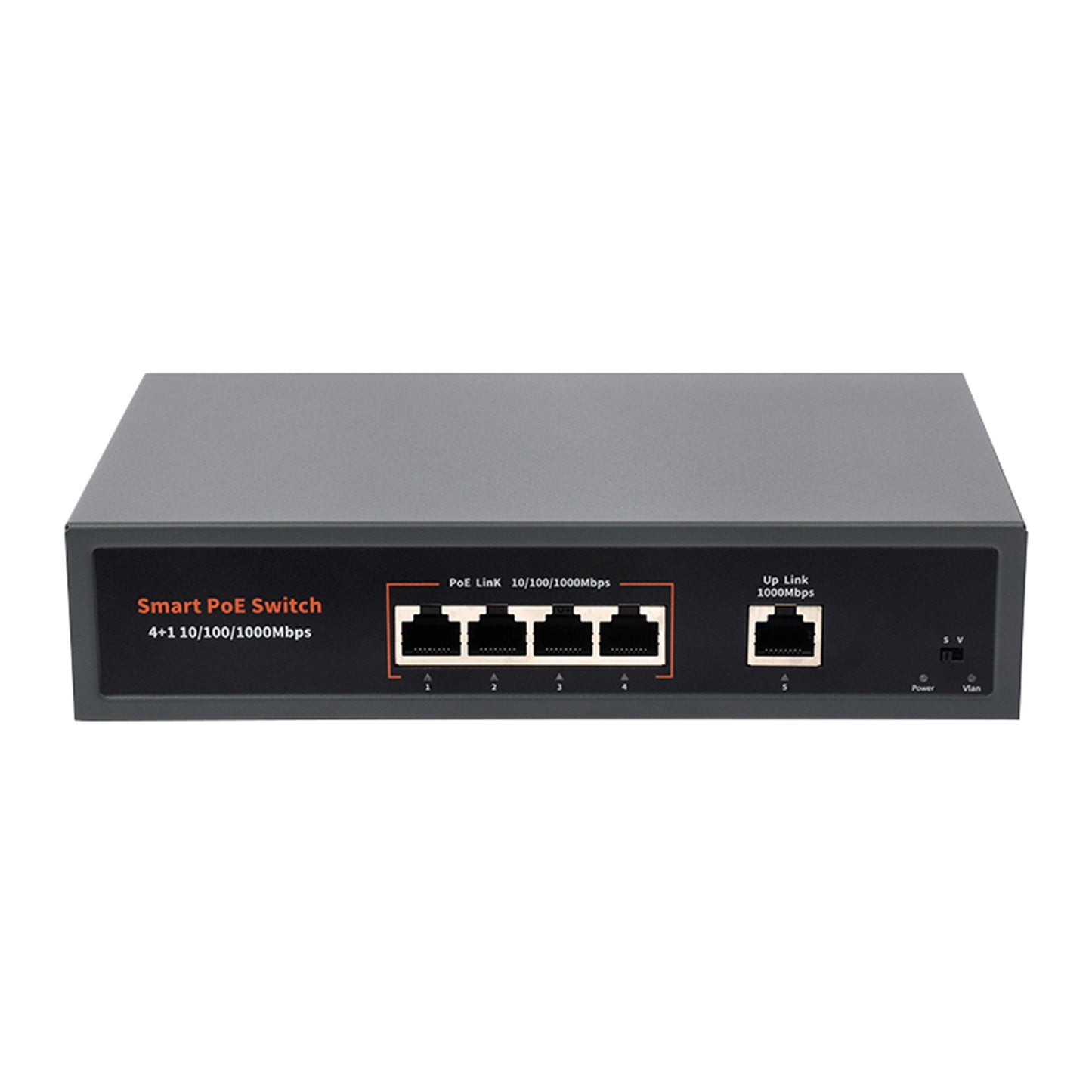 120W Gigabit Ethernet Poe Switch 10/100/1000M Port Adaptive Plug 4 Network Ports