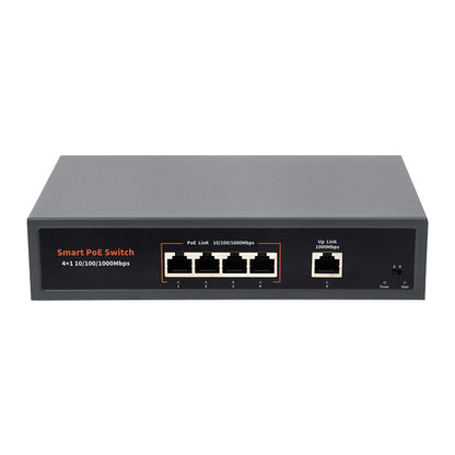 120W Gigabit Ethernet Poe Switch 10/100/1000M Port Adaptive Plug 4 Network Ports