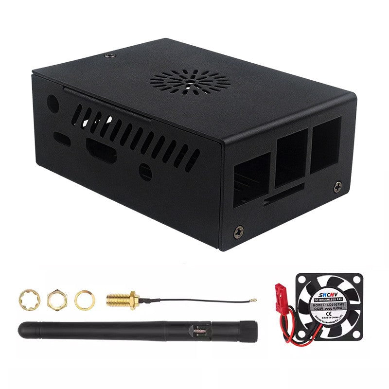 Orange Pi 3B Metal Case Aluminum Alloy Box Orange Pi 3B Cooling Fan Cooling Case
