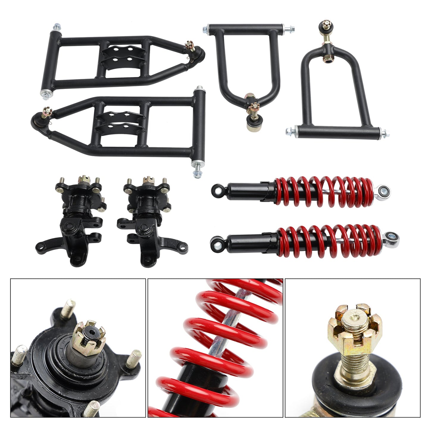 12 inch Front Suspension Swingarm Buggy Electric ATV Go Kart Bike