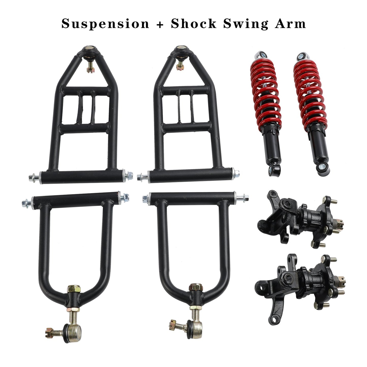12 inch Front Suspension Swingarm Buggy Electric ATV Go Kart Bike