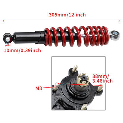 12 inch Front Suspension Swingarm Buggy Electric ATV Go Kart Bike