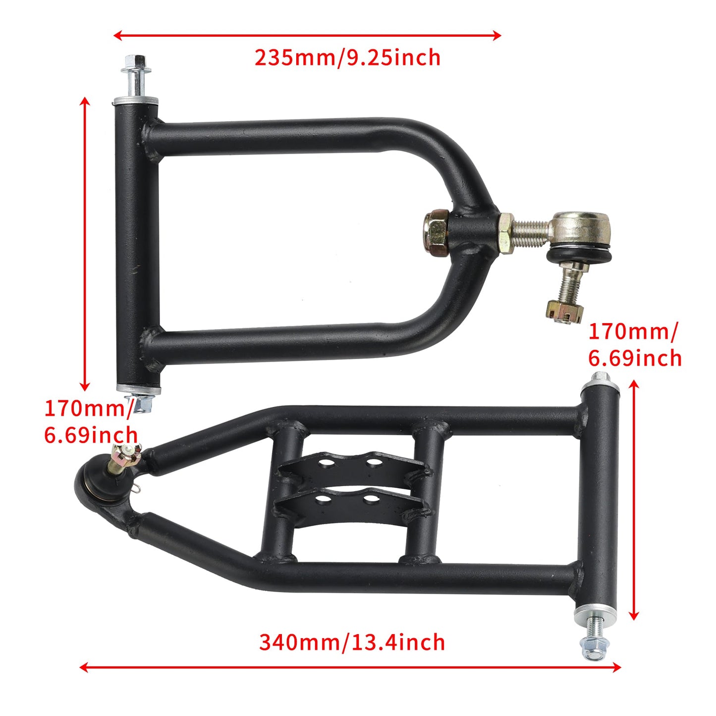 12 inch Front Suspension Swingarm Buggy Electric ATV Go Kart Bike