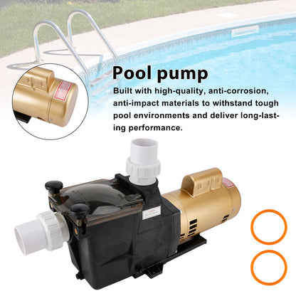 115/230V1HP Single Speed Super Pump for Hayward SP2607X10 Pool Pump W3SP2607X10