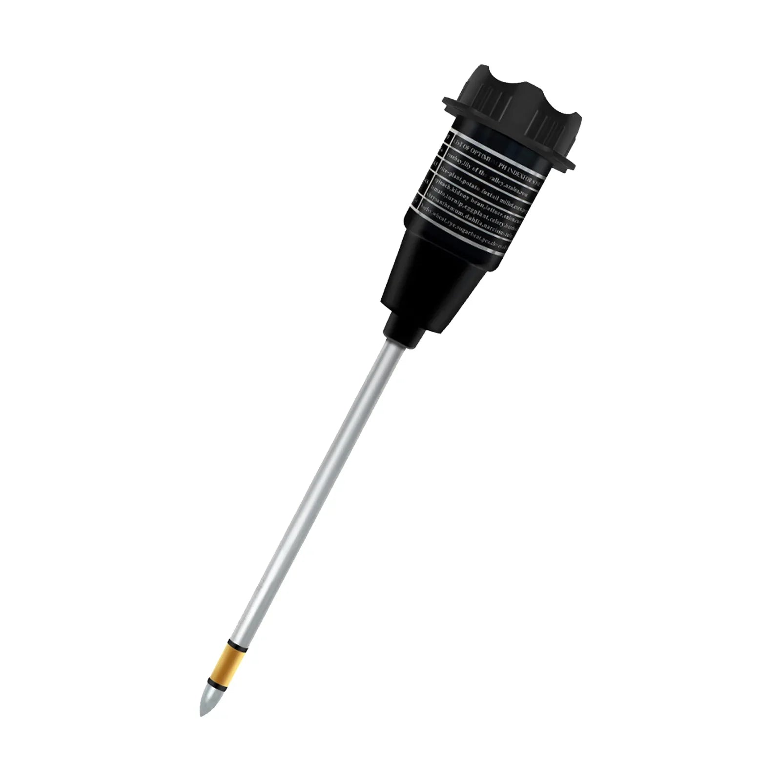 2-in-1 Soil Tester, No Batteries Required pH & Moisture Meter with 11.6" Long Probe for Garden, Lawn & Indoor Plants