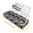 Complete Cylinder Head & Gasket Kit for Kubota V3300 Engine, Fits Bobcat S650, T650 & Case 445, with 12 Valves