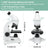 Compound Monocular Microscope For Adults Students 40X-2000X Magnification