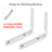 8572974 Hinge For Washing Machine 2PCS