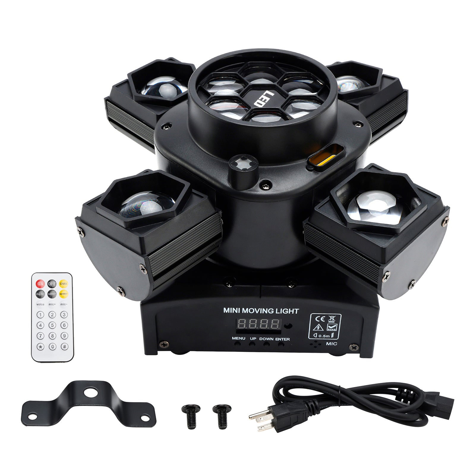 4In1 Four Head 80W Stage Laser Light DMX Stage Lighting DJ Party Lighting Effect