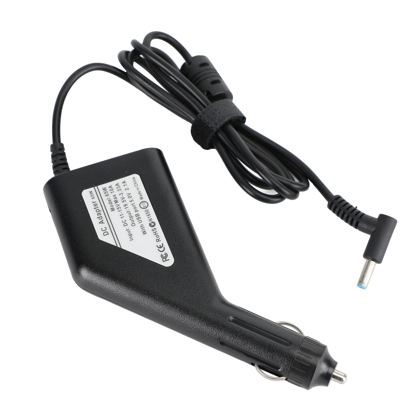 Replacement 65W HP Laptop Charger – 19.5V 3.33A Car & AC Adapter, 4.5x3.0mm