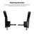 Right/Left Steering Knuckle Spindle fit for Coleman Go Kart KT196 CK196-T & 196cc 6.5 Hp Gas Powered Go Kart Spindle