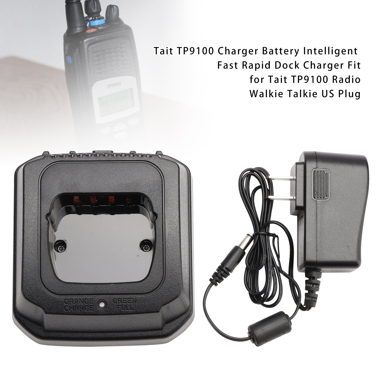 Tait TP9100 Charger Battery Intelligent Fast Rapid Dock Charger for Tait TP9100
