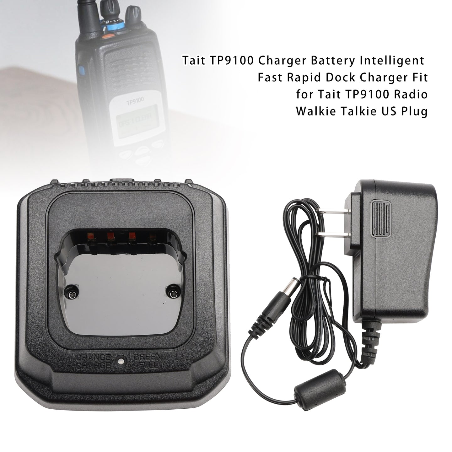 Tait TP9100 Charger Battery Intelligent Fast Rapid Dock Charger for Tait TP9100