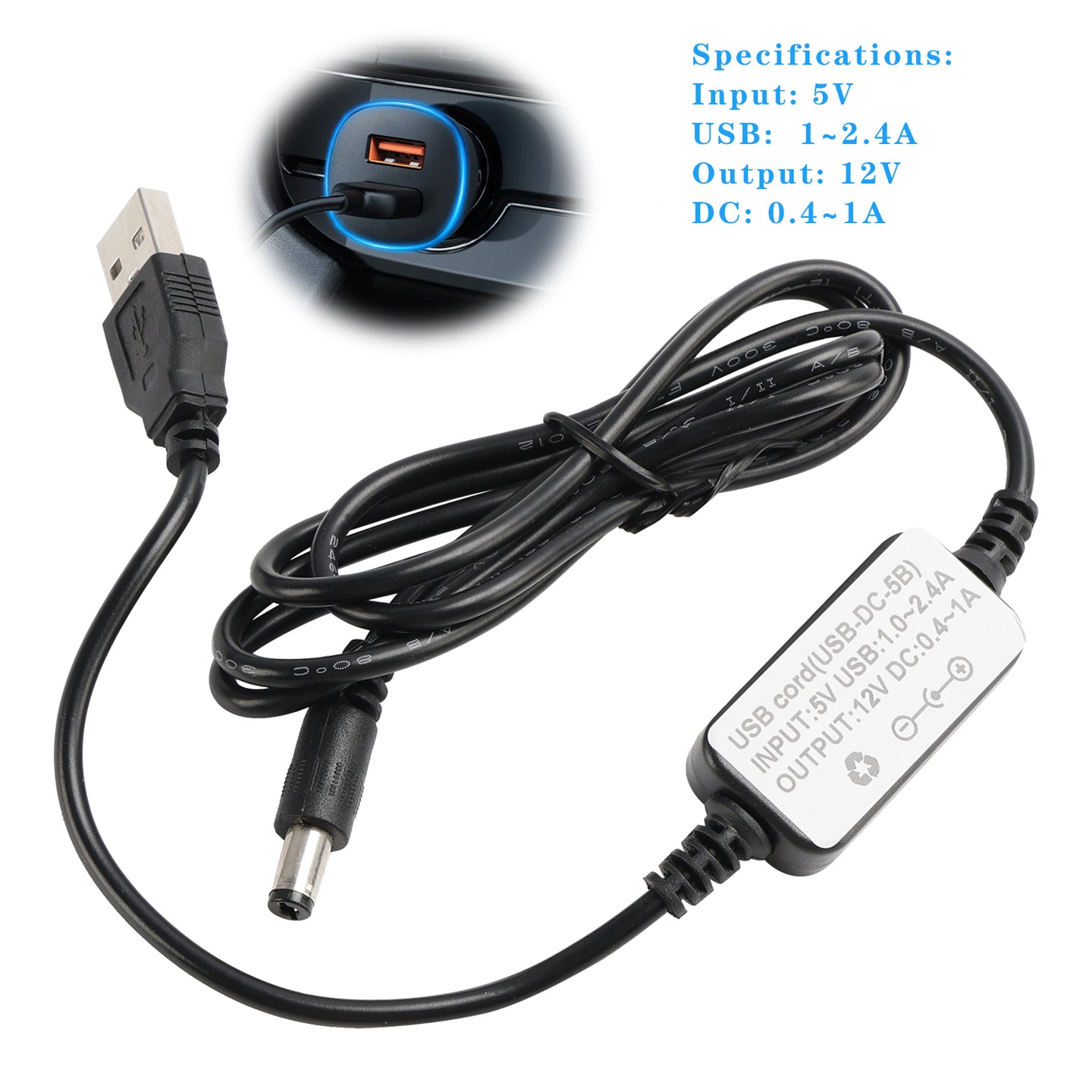 FT4XR/FT65R-USB DC Charger Cable Charger For Yaesu FT4X FT4XR FT25R FT65R Radio