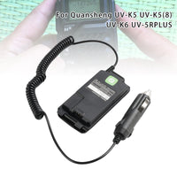 Quansheng UV-K5 Car Charger 12V/24V Battery Eliminator For UV-K5 UV-K6 UV-5RPLUS