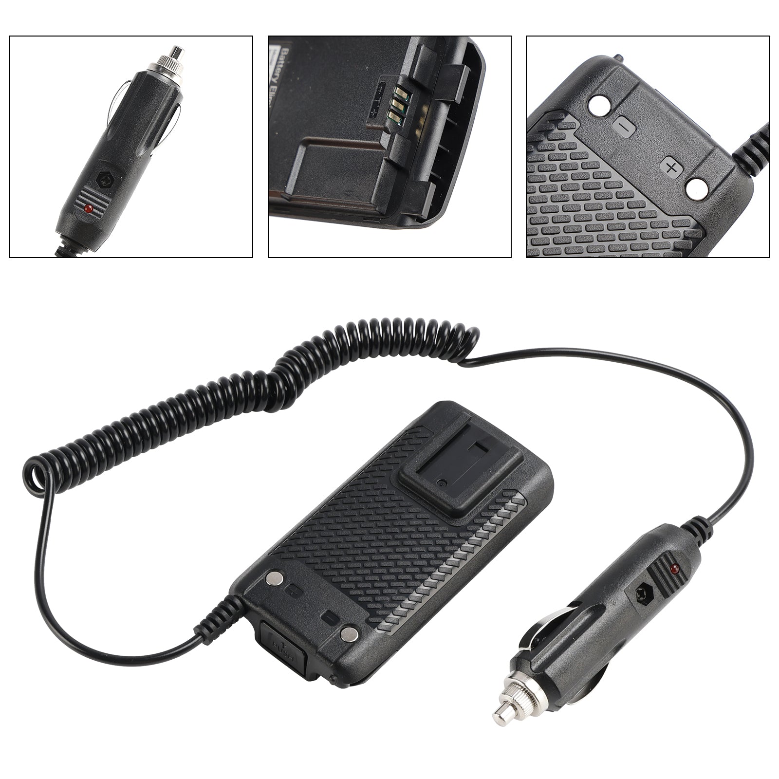 Quansheng UV-K5 Car Charger 12V/24V Battery Eliminator For UV-K5 UV-K6 UV-5RPLUS