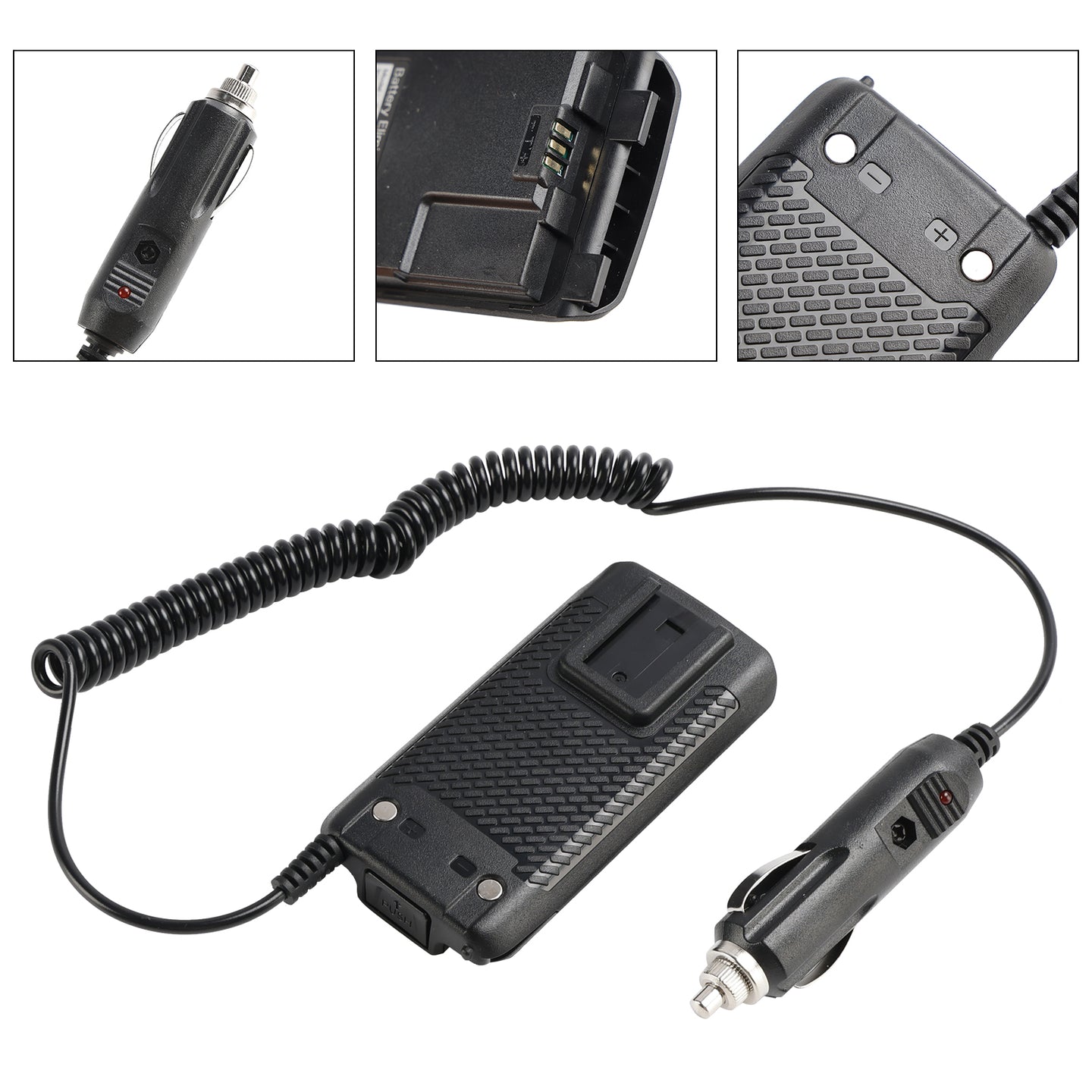 Quansheng UV-K5 Car Charger 12V/24V Battery Eliminator For UV-K5 UV-K6 UV-5RPLUS