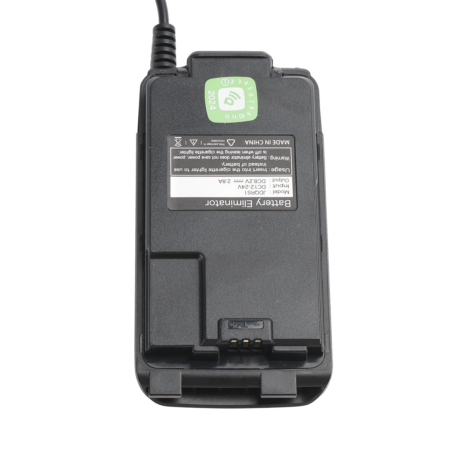 Quansheng UV-K5 Car Charger 12V/24V Battery Eliminator For UV-K5 UV-K6 UV-5RPLUS
