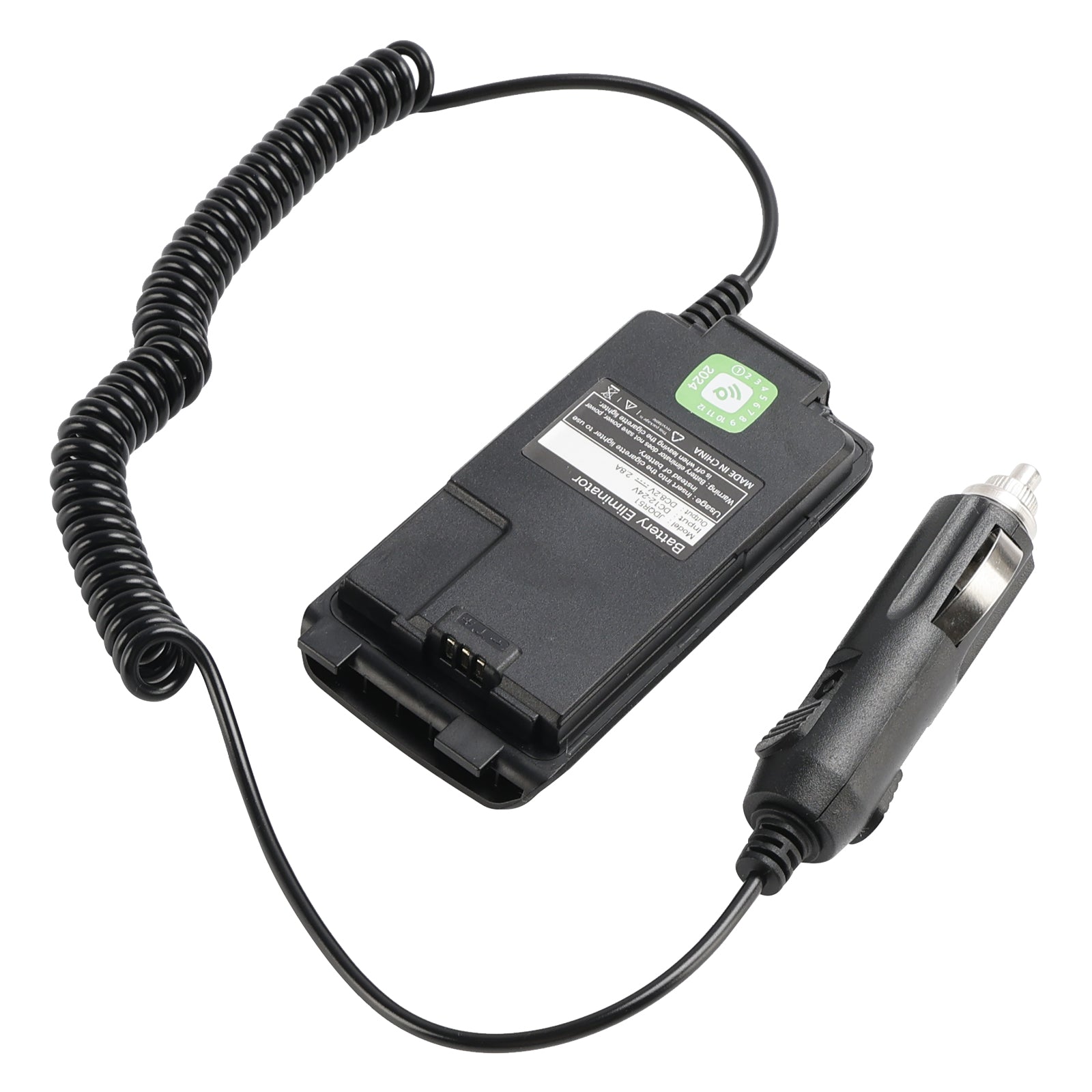 Quansheng UV-K5 Car Charger 12V/24V Battery Eliminator For UV-K5 UV-K6 UV-5RPLUS