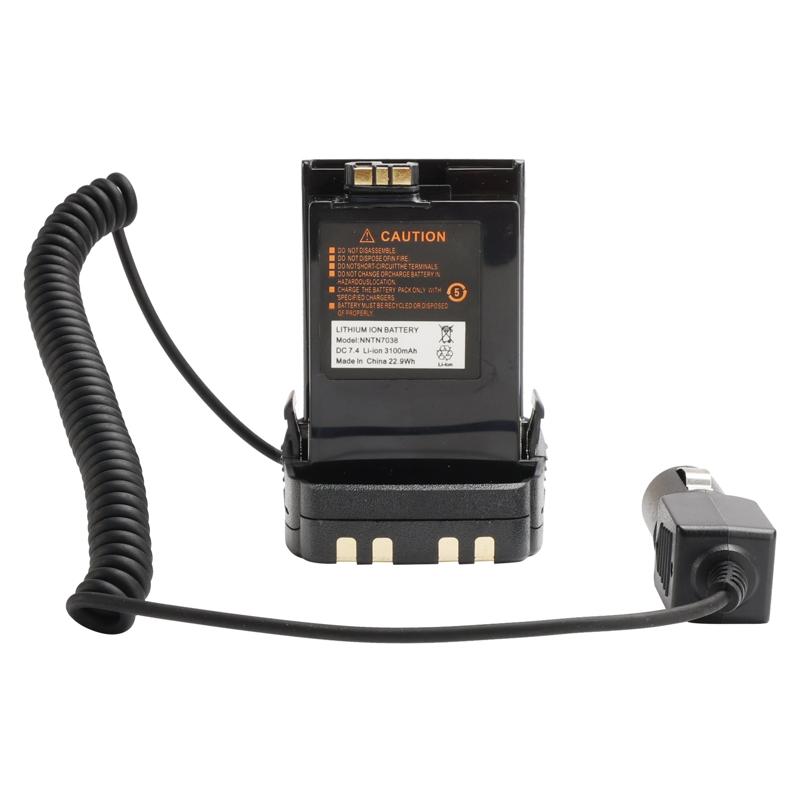 APX6000 Car Charger 12V/24V Battery Eliminator For APX7000 APX8000 SRX2200 Radio