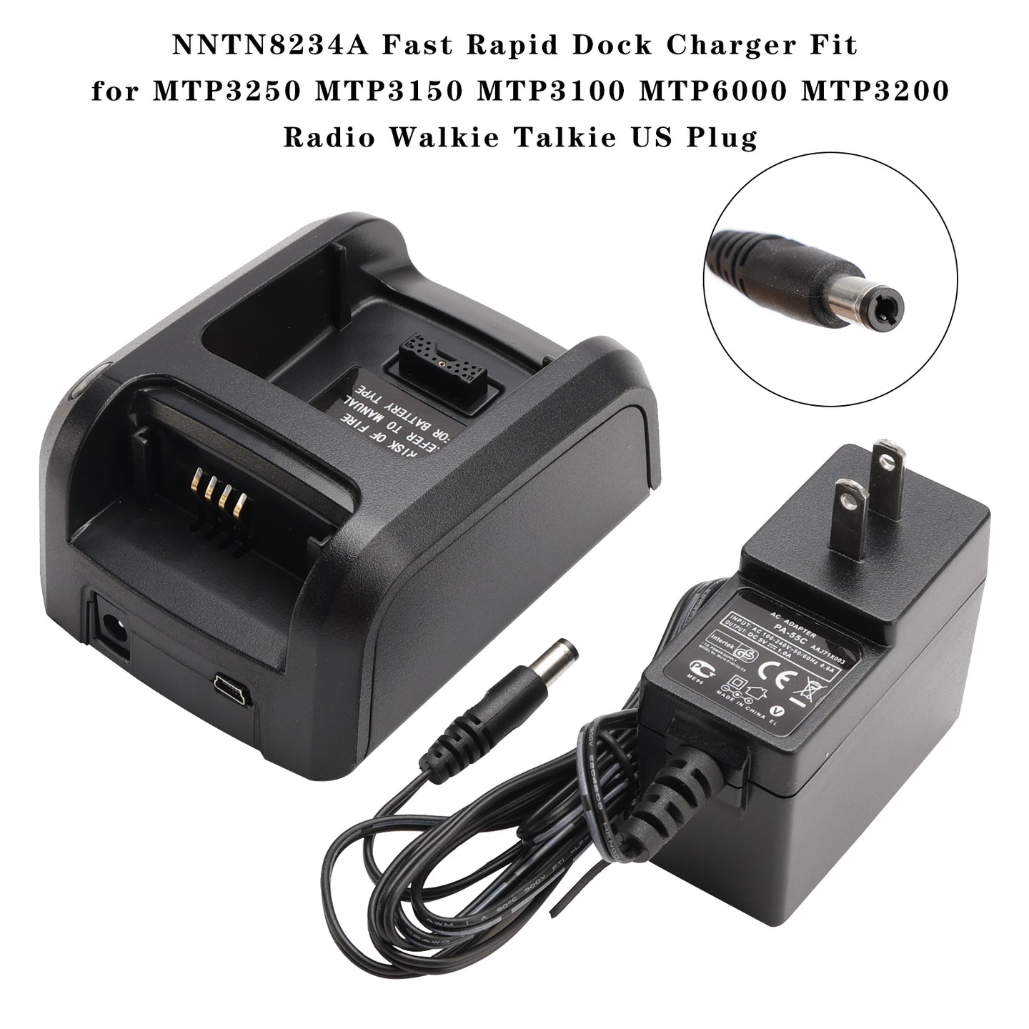 NNTN8234A Fast Rapid Dock Charger for MTP3250 MTP3150 MTP3100 MTP6000 MTP3200