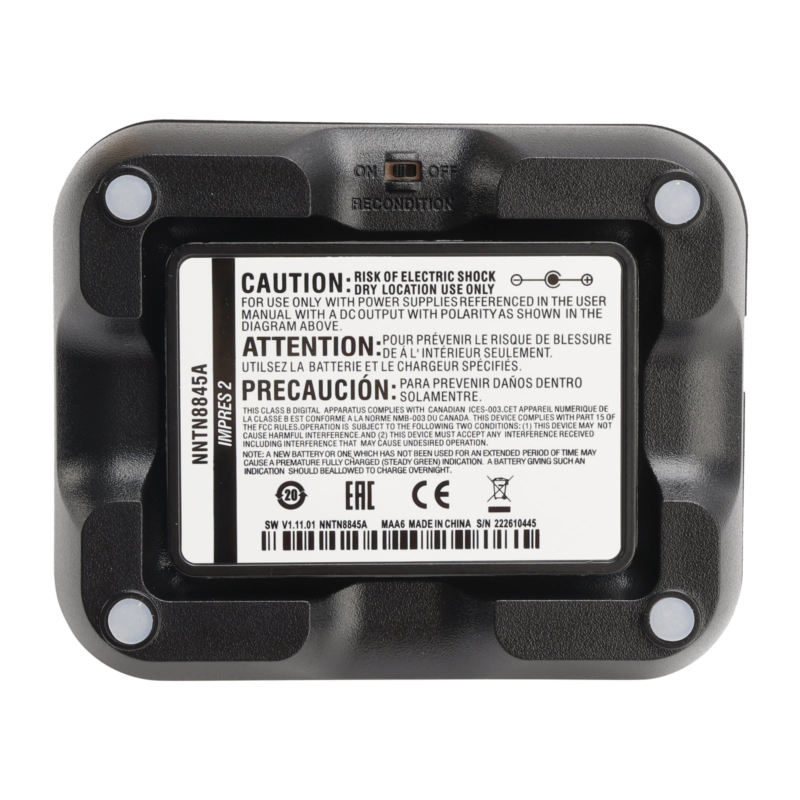 NNTN8845A Fast Rapid Dock Charger for APX6000 APX7000 APX8000 SRX2000 Radio