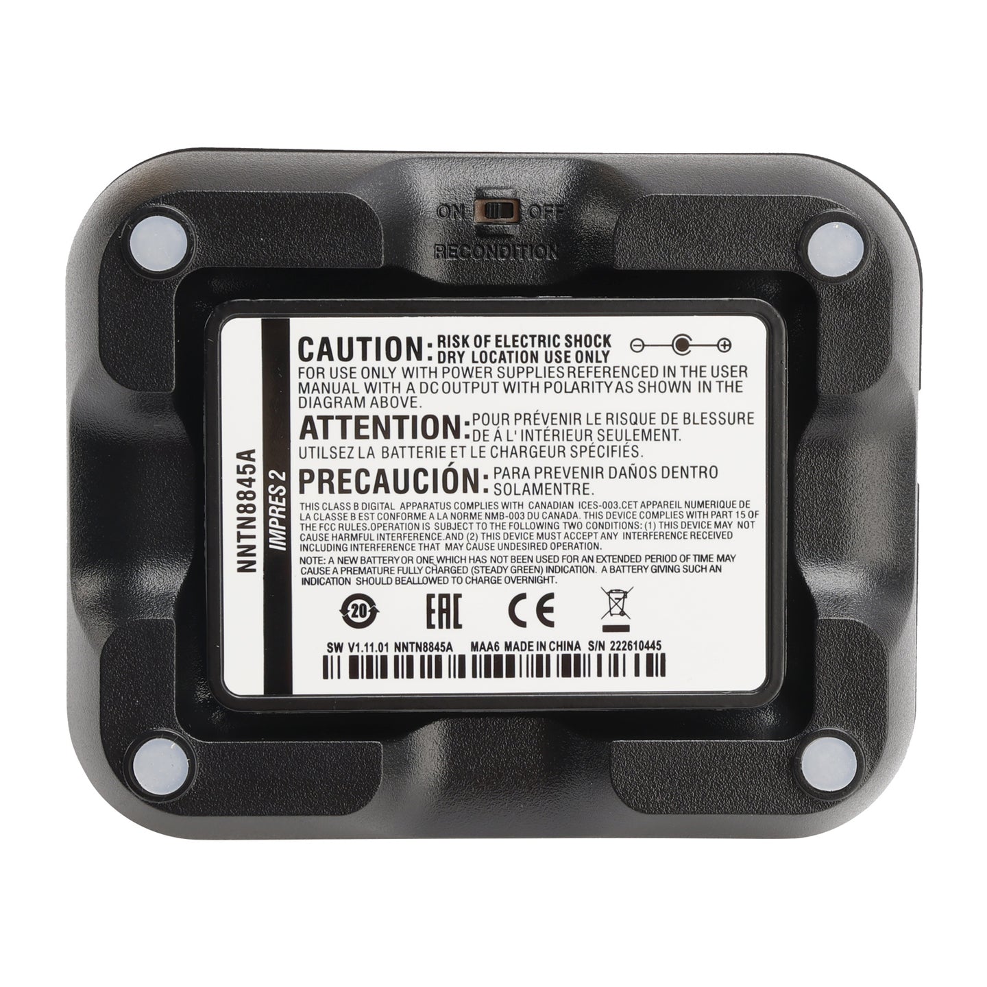 NNTN8845A Fast Rapid Dock Charger for APX6000 APX7000 APX8000 SRX2000 Radio