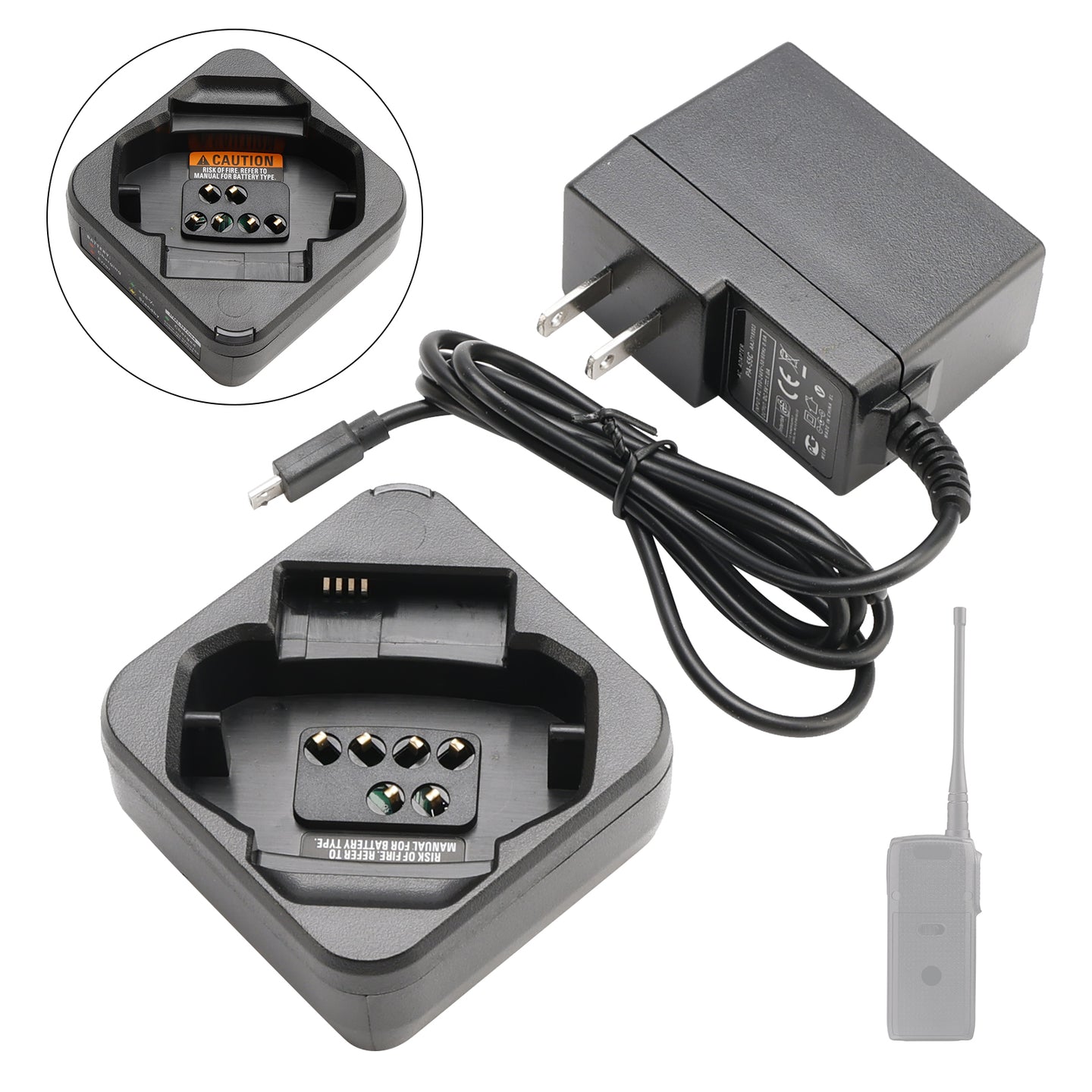 PMLN7094A Fast Rapid Dock Charger for DTR600 DTR700 DTR720 PMLN7094A Battery