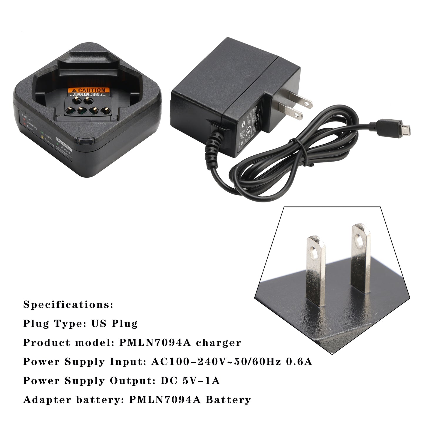 PMLN7094A Fast Rapid Dock Charger for DTR600 DTR700 DTR720 PMLN7094A Battery