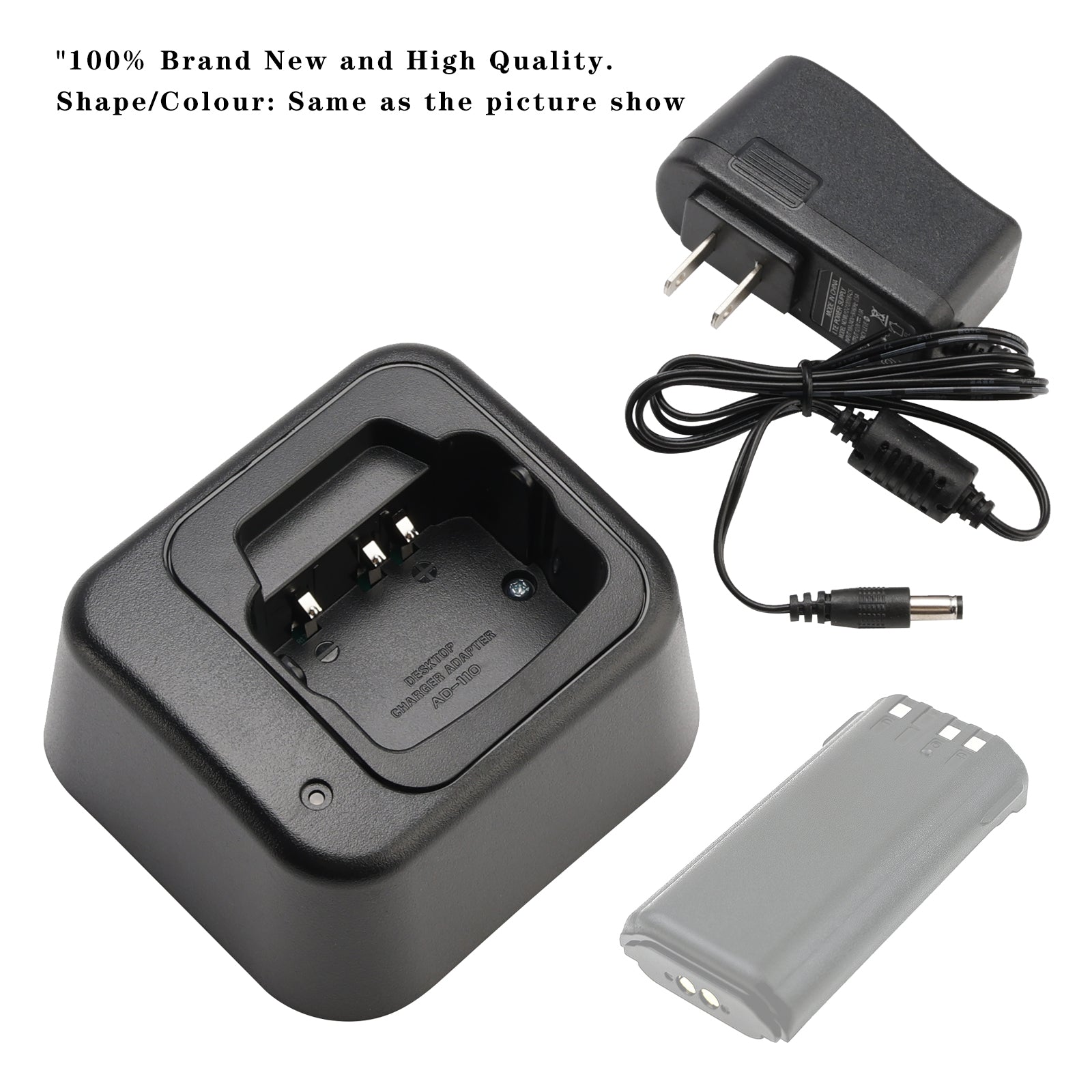 BC-119N Fast Rapid Dock Charger for ICOM ICF70DS BP253 Battery Radio US Plug