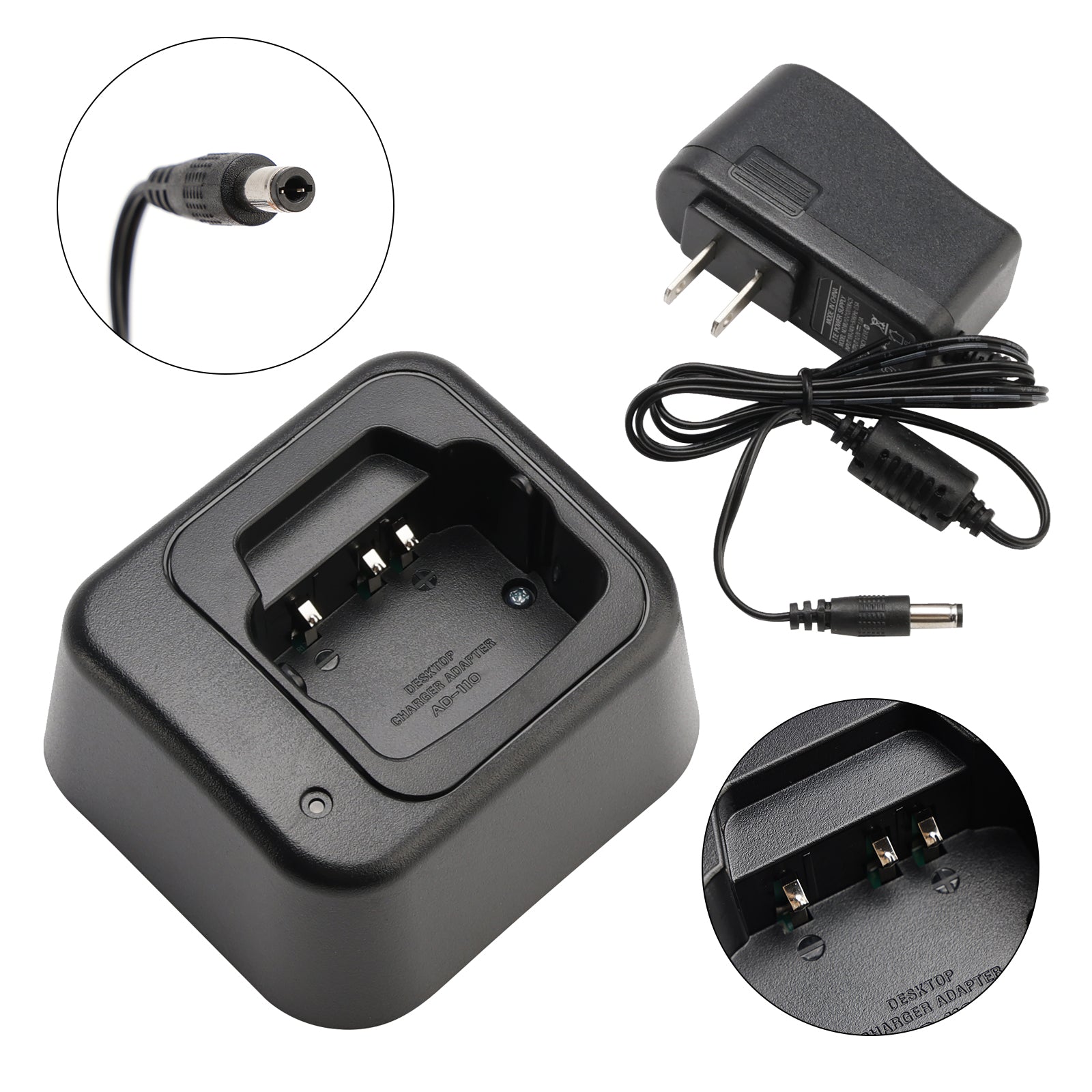 BC-119N Fast Rapid Dock Charger for ICOM ICF70DS BP253 Battery Radio US Plug