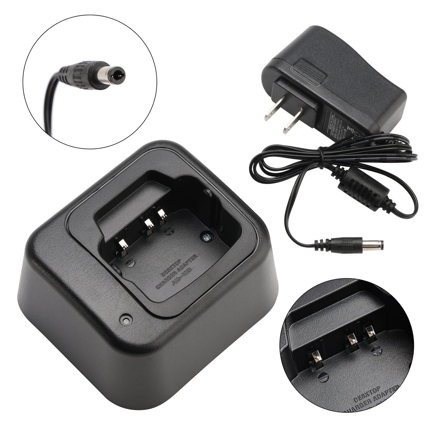BC-119N Fast Rapid Dock Charger for ICOM ICF70DS BP253 Battery Radio US Plug