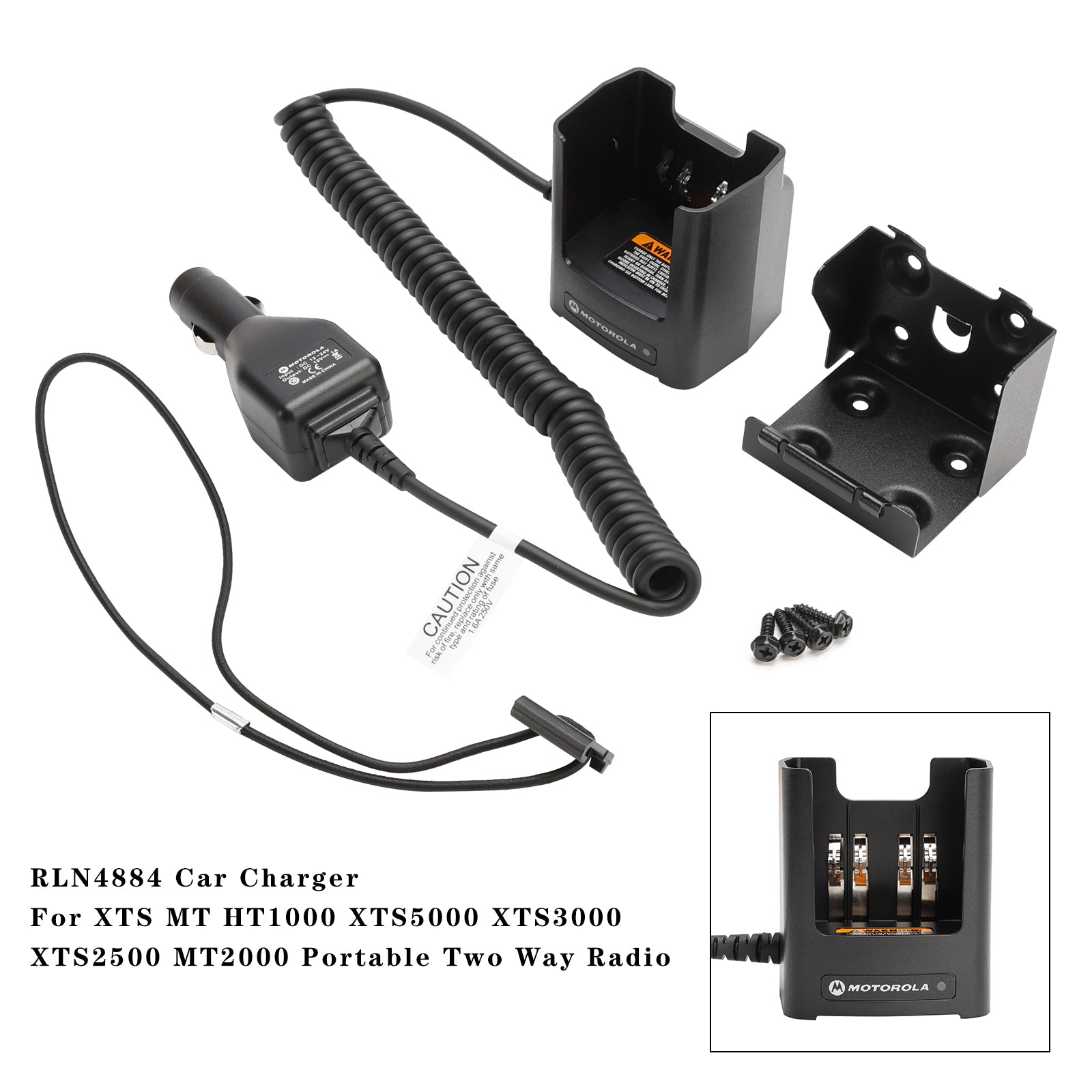 RLN4884 Car Charger For XTS MT HT1000 XTS5000 XTS3000 XTS2500 MT2000 Radio