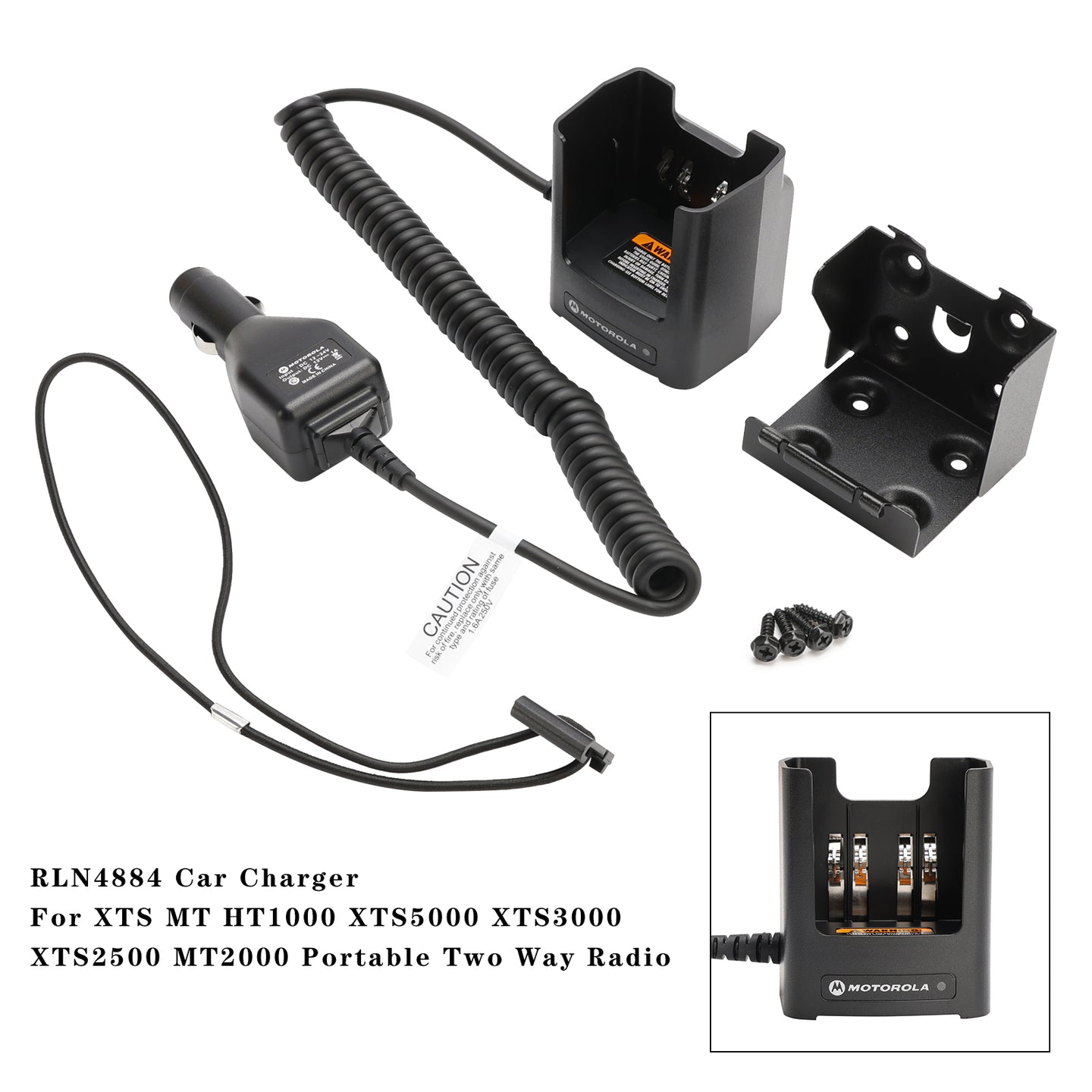 RLN4884 Car Charger For XTS MT HT1000 XTS5000 XTS3000 XTS2500 MT2000 Radio