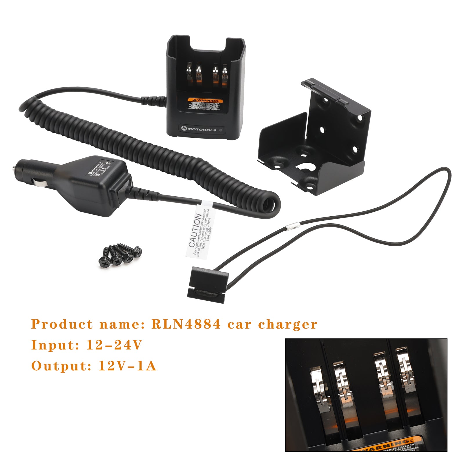 RLN4884 Car Charger For XTS MT HT1000 XTS5000 XTS3000 XTS2500 MT2000 Radio