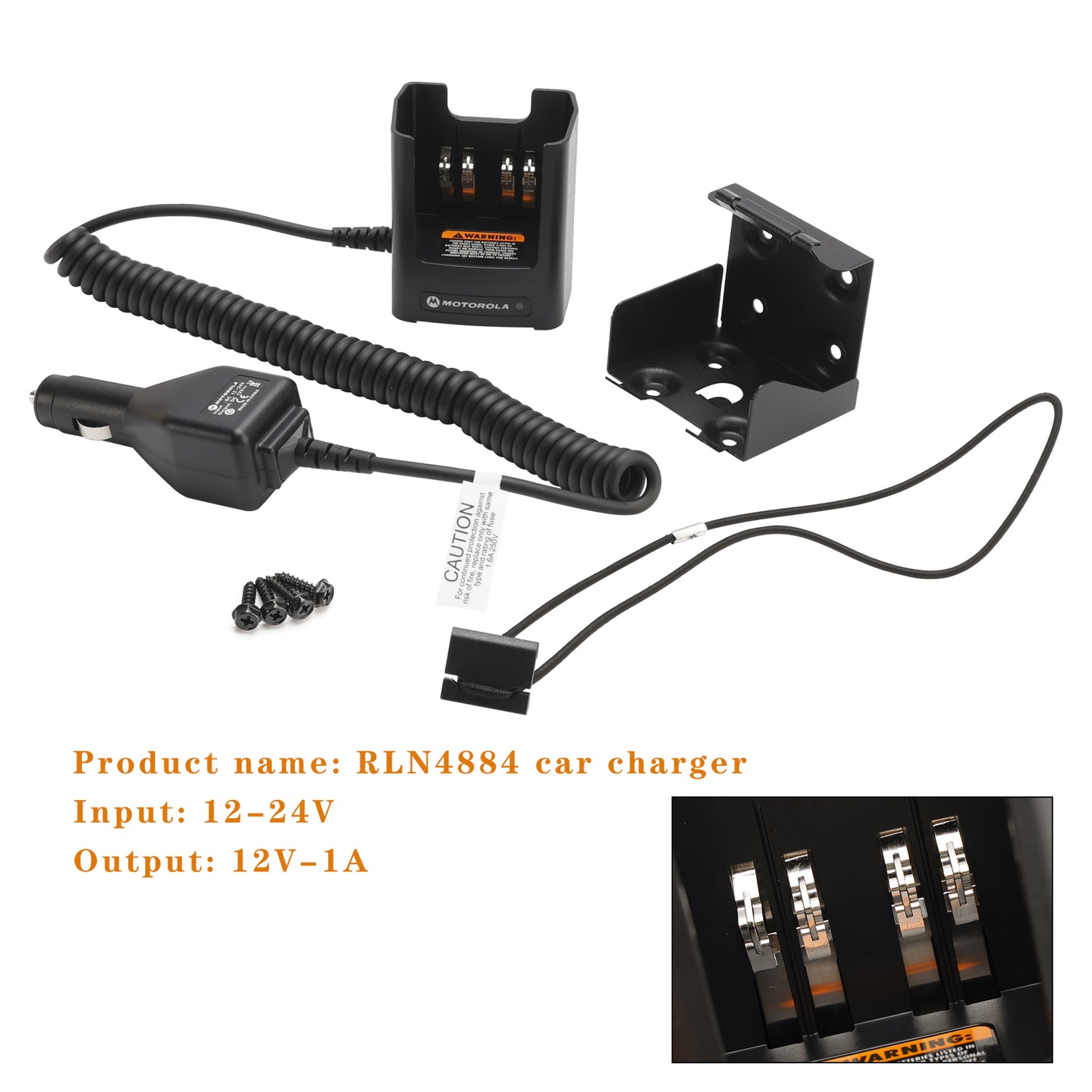 RLN4884 Car Charger For XTS MT HT1000 XTS5000 XTS3000 XTS2500 MT2000 Radio
