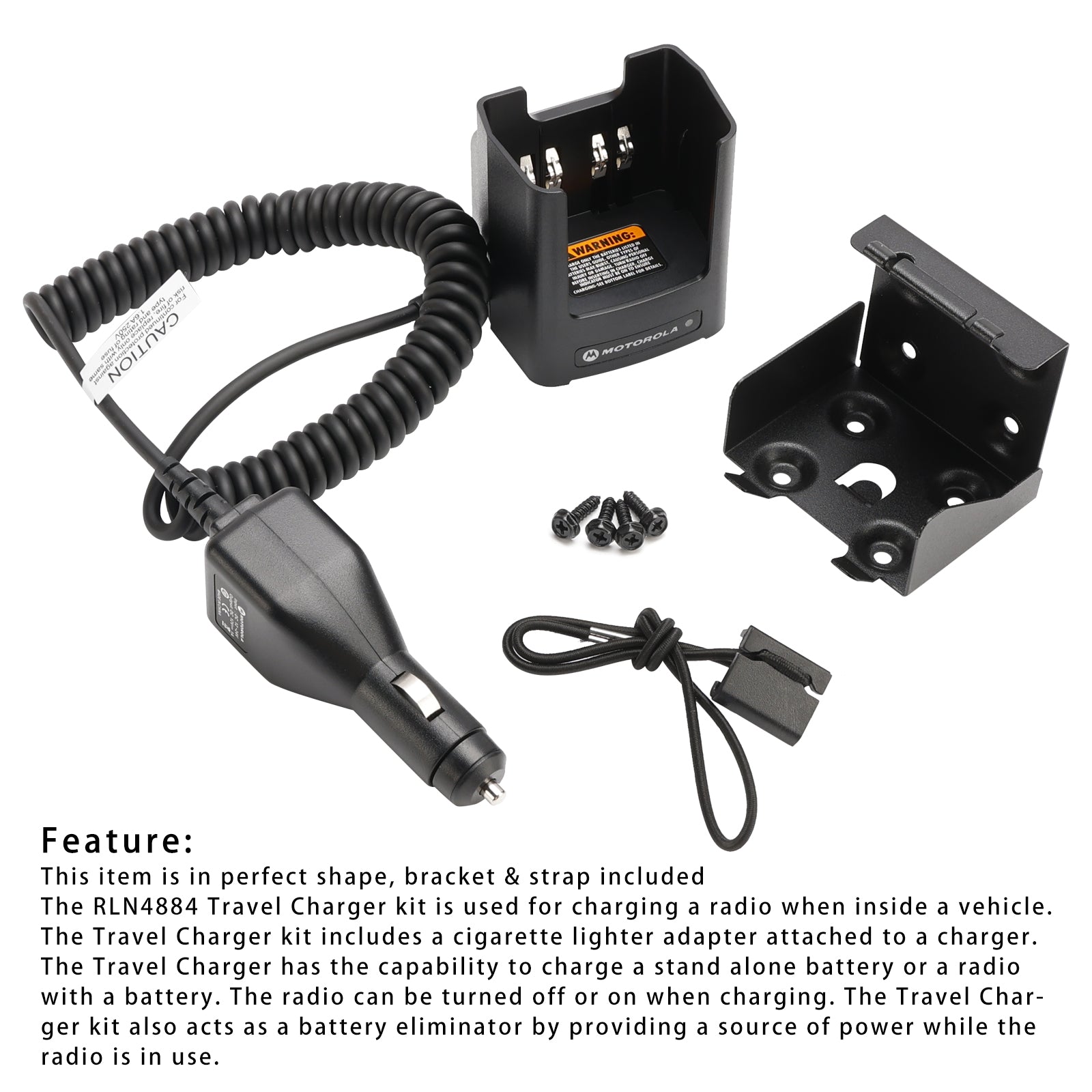 RLN4884 Car Charger For XTS MT HT1000 XTS5000 XTS3000 XTS2500 MT2000 Radio