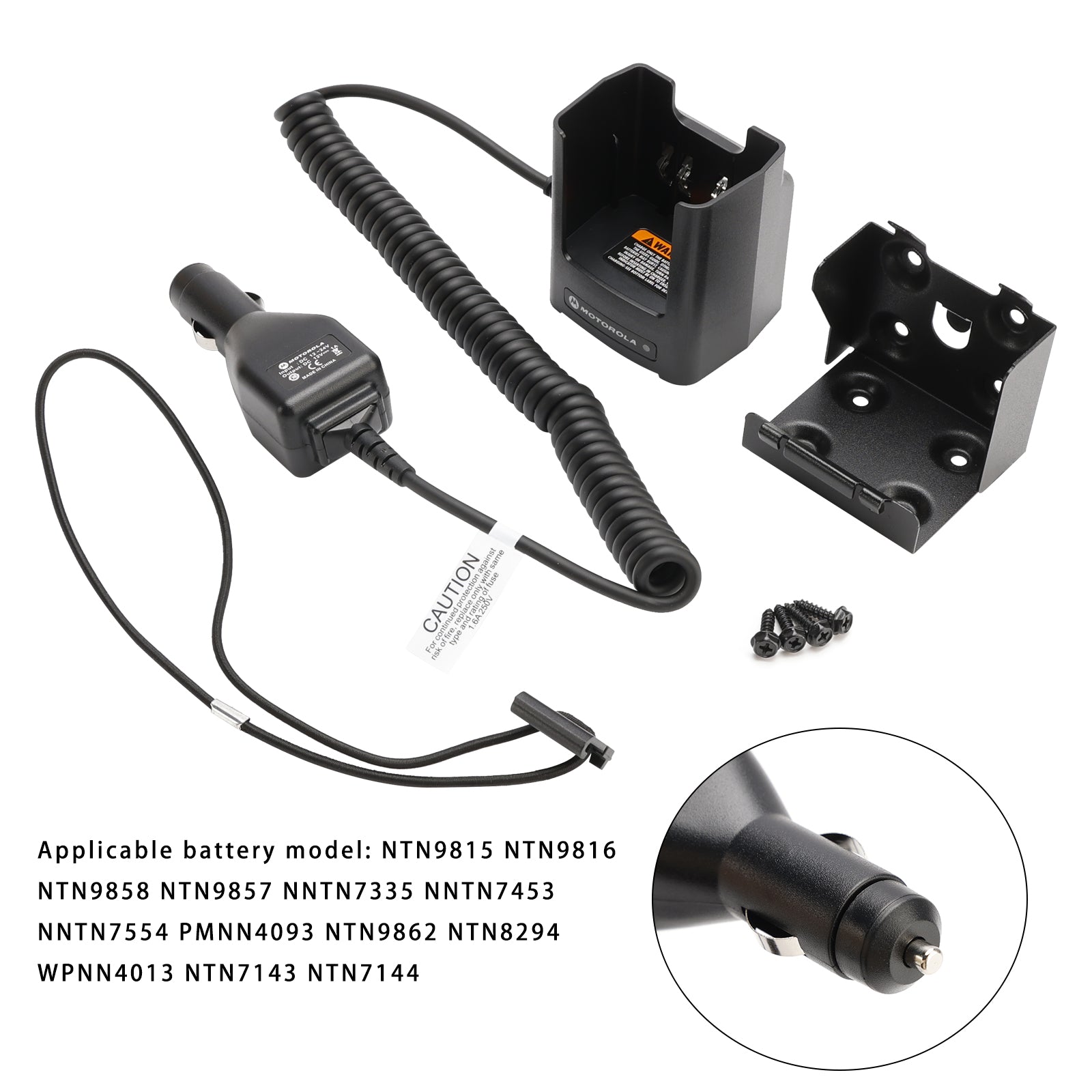 RLN4884 Car Charger For XTS MT HT1000 XTS5000 XTS3000 XTS2500 MT2000 Radio