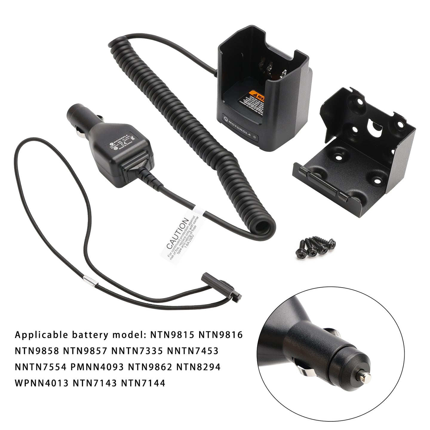 RLN4884 Car Charger For XTS MT HT1000 XTS5000 XTS3000 XTS2500 MT2000 Radio