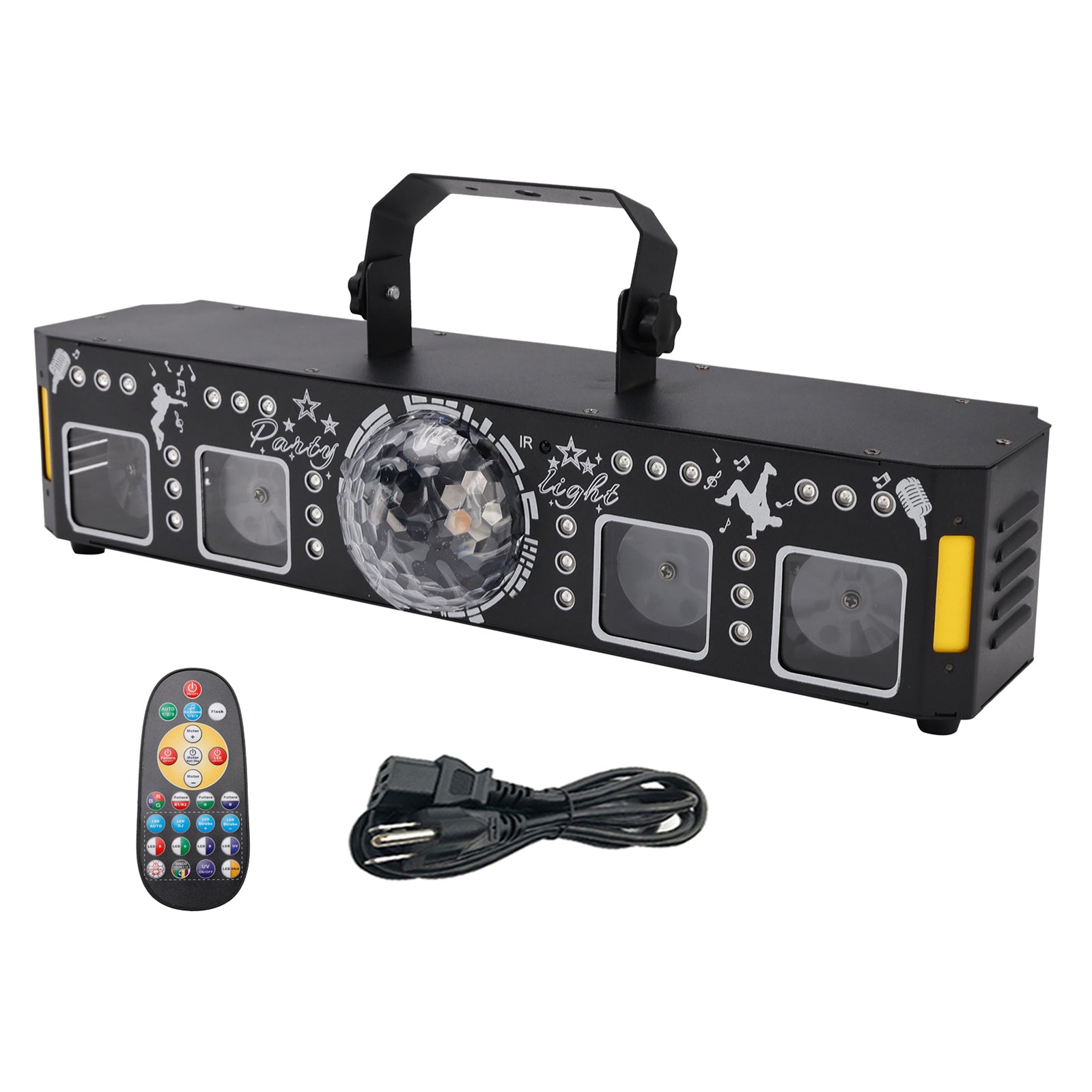 5In1 96 Picture Laser Magic Ball UV Strobe Projection Light With Remote Control