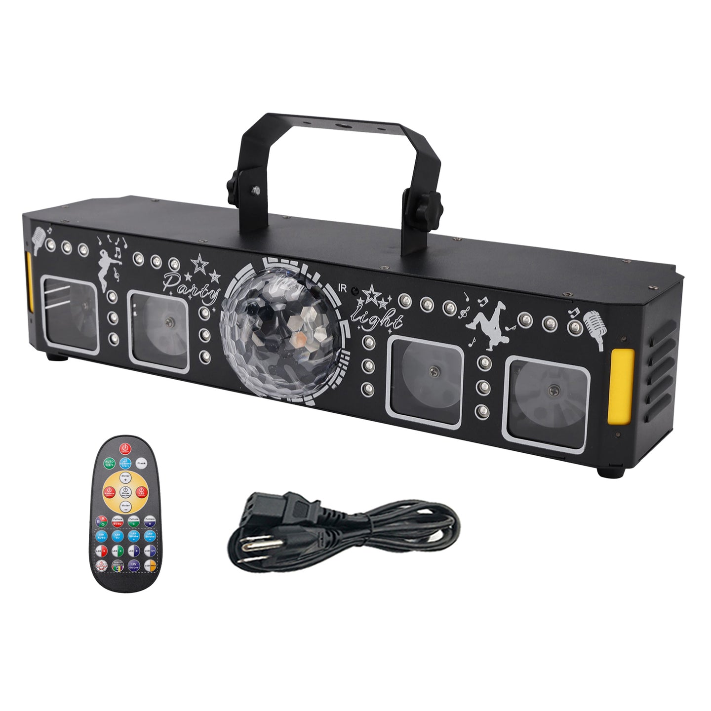 5In1 96 Picture Laser Magic Ball UV Strobe Projection Light With Remote Control