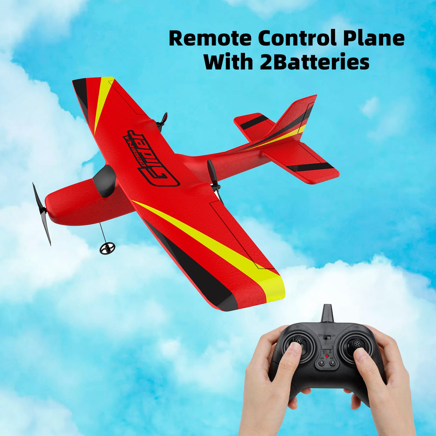 Z50 2 Channels Indoor Airplane Aircraft Remote Control Plane With 2Batteries