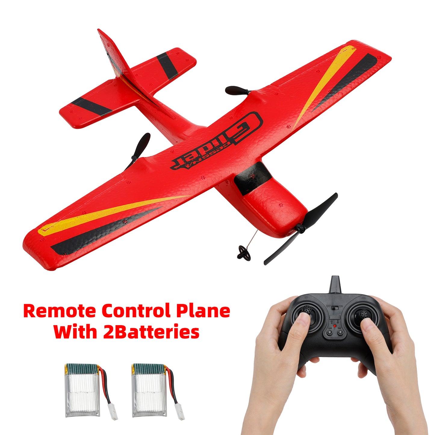 Z50 2 Channels Indoor Airplane Aircraft Remote Control Plane With 2Batteries
