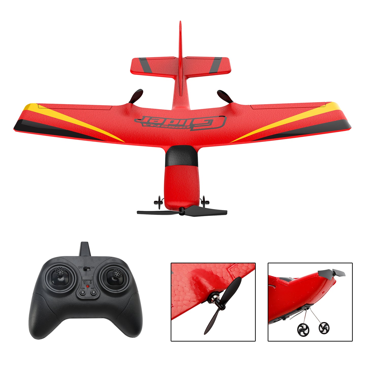 Z50 2 Channels Indoor Airplane Aircraft Remote Control Plane With 2Batteries