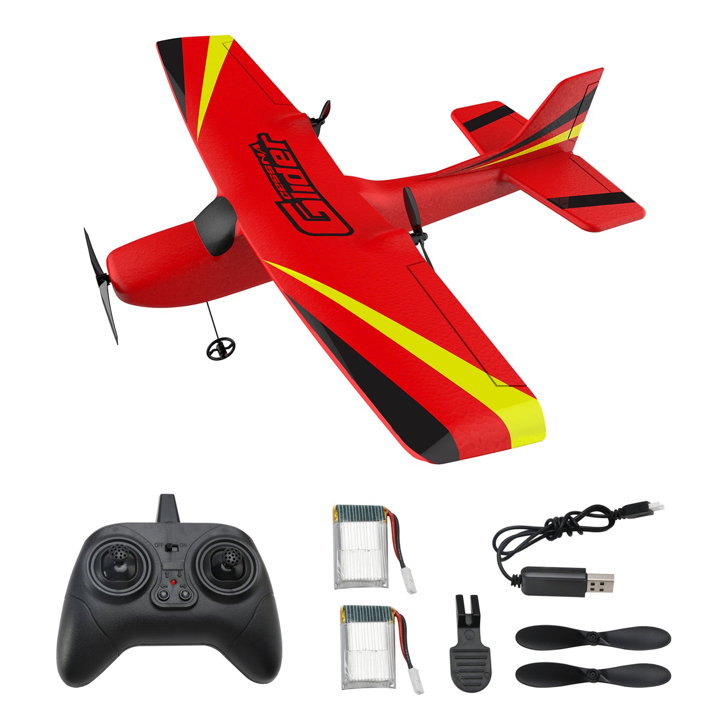 Z50 2 Channels Indoor Airplane Aircraft Remote Control Plane With 2Batteries