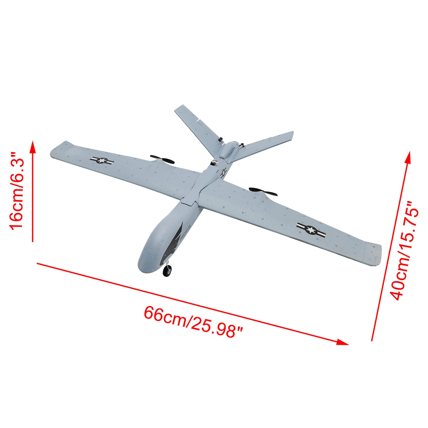 RC Glider Foam Aircraft 3CH Z55 RC Airplane Toy With 2 Batteries For Kid Gift